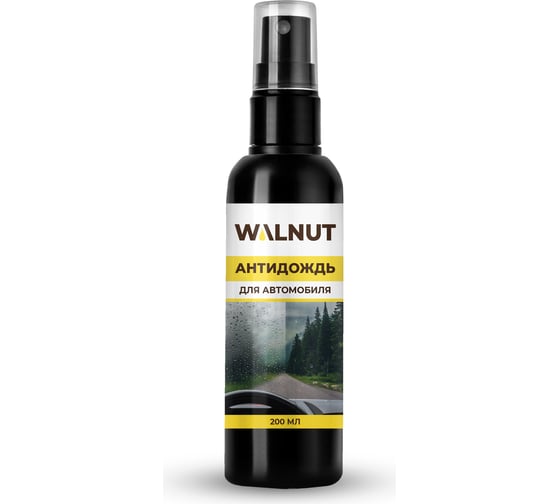 Изображение товара Антидождь для стекол и зеркал автомобиля WALNUT 200 мл WLN0452