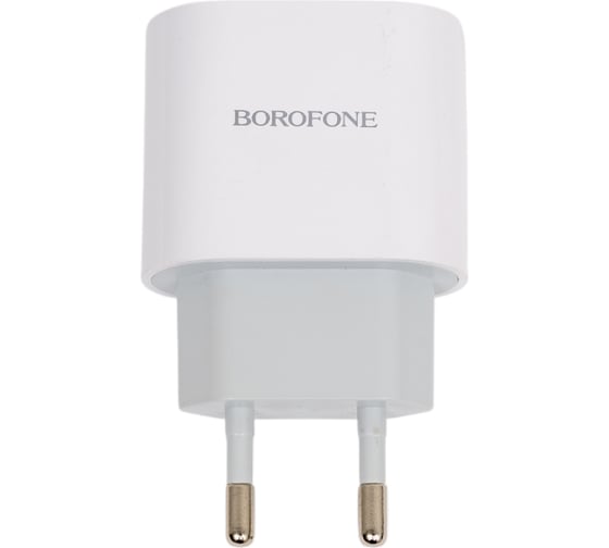 Изображение товара СЗУ Borofone ba62a wiseacre 1xusb + usb-c, 2,4a (белый) 0L-00054440