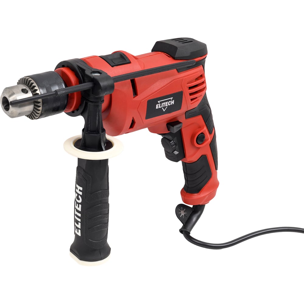 Изображение товара Ударная дрель Elitech ДУ 060РЭ 650 Вт реверс ударная для бетона и дерева