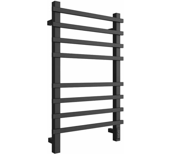 Изображение товара Полотенцесушитель Двин n plaza neo 80/50 электрический к диммер квадрат, чёрный матовый 4657771771958