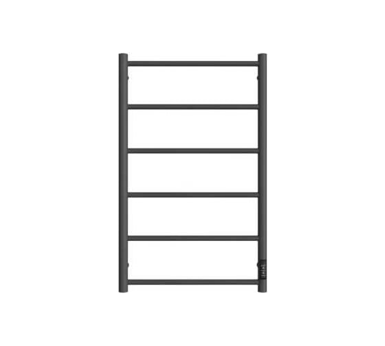 Изображение товара Полотенцесушитель Двин j neo 80/50 электрический 1"-1/2" к диммер, графит 4657795054631