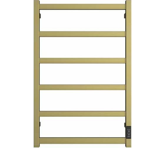 Изображение товара Полотенцесушитель Двин j plaza neo 80/50 электрический к диммер квадрат, состаренная бронза матовая 4657795054808