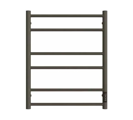 Изображение товара Полотенцесушитель Двин l neo 60/50 электрический 1"-1/2" к диммер, графит 4657795054921