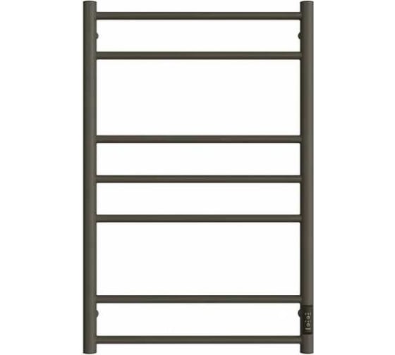 Изображение товара Полотенцесушитель Двин l neo 80/50 электрический 1"-1/2" к диммер, графит 4657795054891