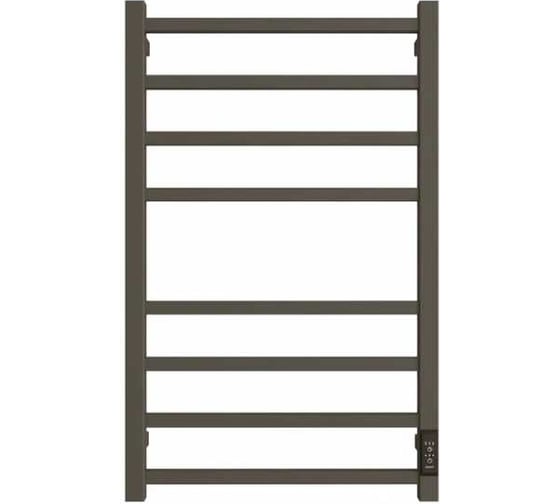 Изображение товара Полотенцесушитель Двин l plaza neo 80/50 электрический к диммер квадрат, графит 4657795055003