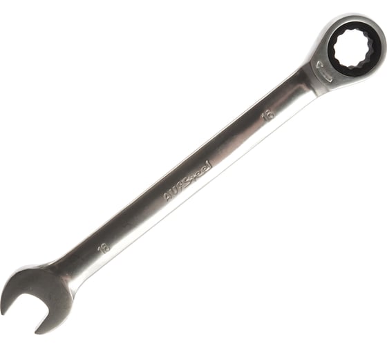 Изображение товара Комбинированный ключ с трещоткой 16мм AV Steel AV-315016