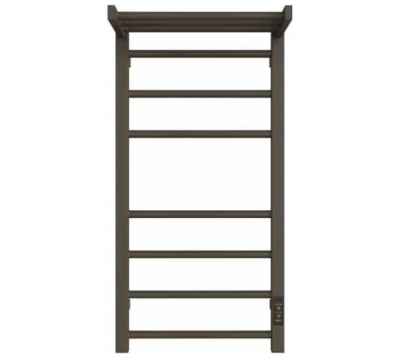 Изображение товара Полотенцесушитель Двин fs plaza neo 80/40 электрический к диммер квадрат, чёрный матовый 4657795054587