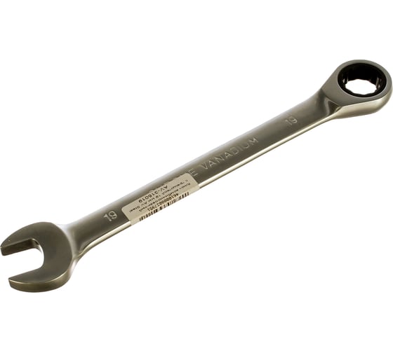 Изображение товара Комбинированный ключ с трещоткой 19мм AV Steel  AV-315019