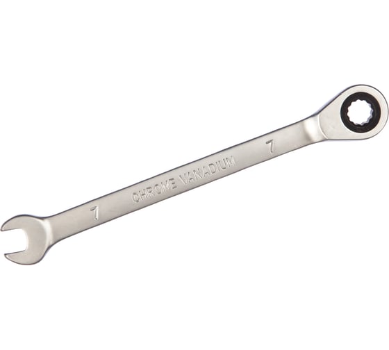 Изображение товара Комбинированный ключ с трещоткой 7мм AV Steel  AV-315007