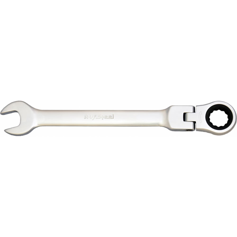 Комбинированный ключ трещоточный с шарниром 11мм av steel  av-315211 - фото 1