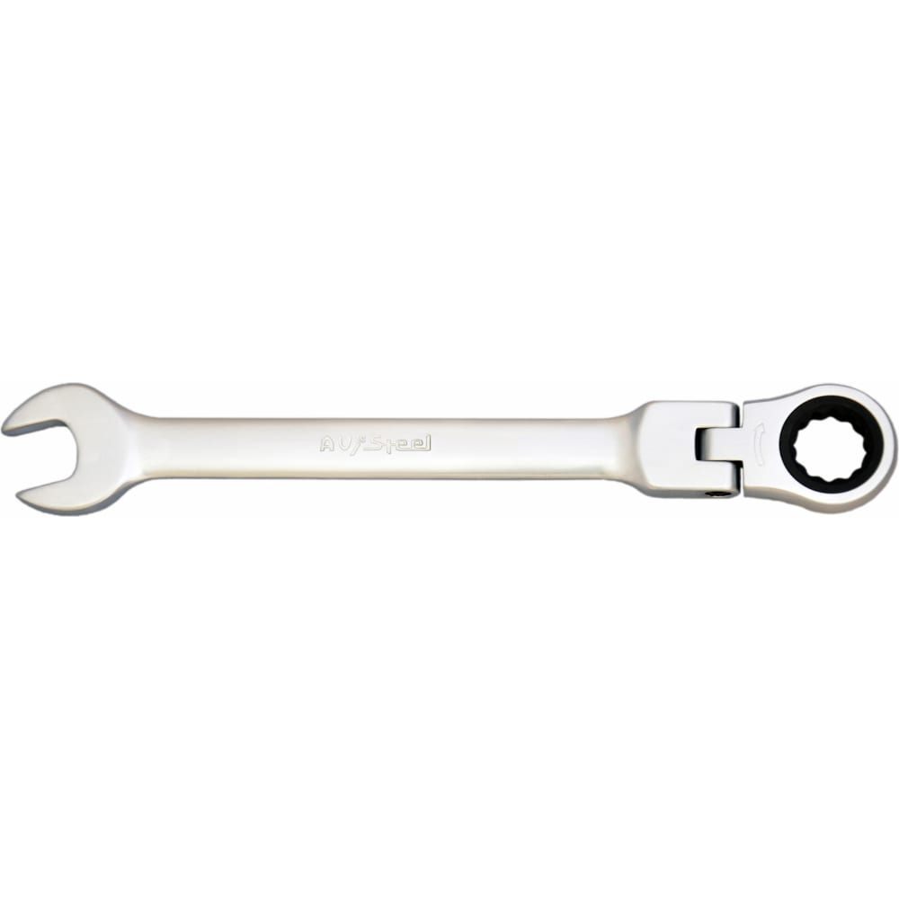 Комбинированный ключ трещоточный с шарниром 14мм av steel av-315214  - купить со скидкой
