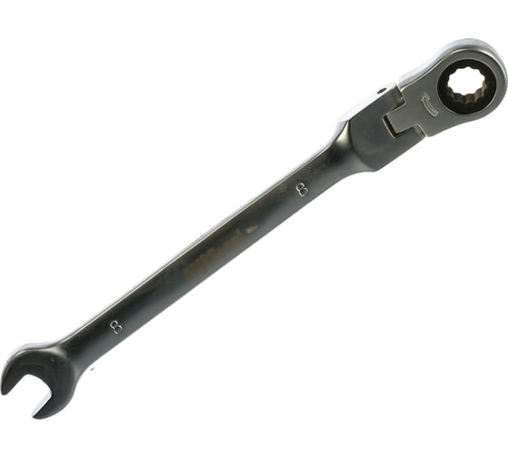 Изображение товара Комбинированный ключ трещоточный с шарниром 8мм AV Steel  AV-315208