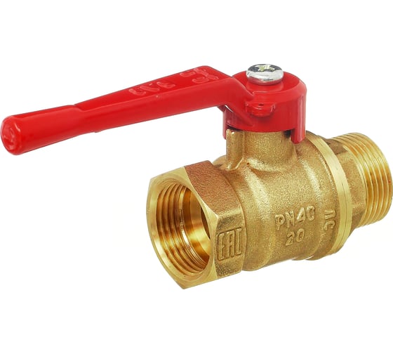 Изображение товара Шаровой кран БАЗ 11Б27п1 Ду32 А31 вр/нр рычаг PN40 серия Standart БАЗ.А31.0.32.НГ.40