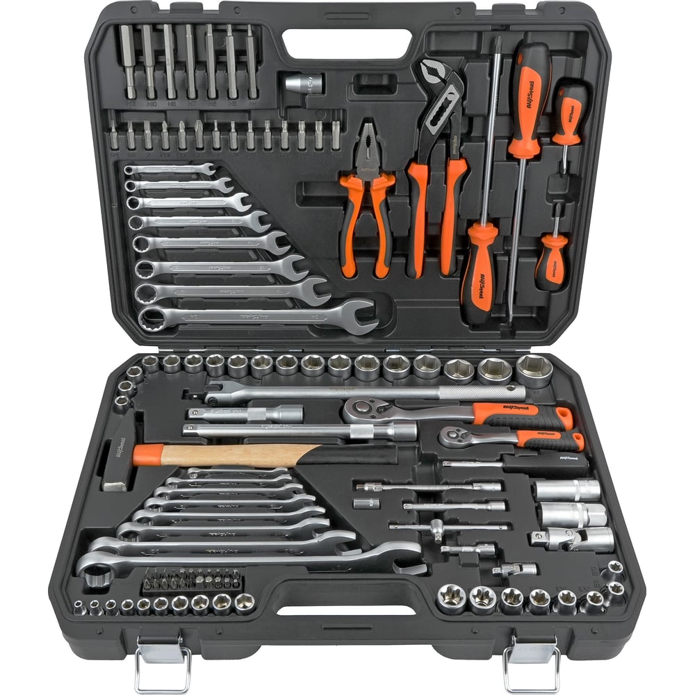 Изображение товара Профессиональный набор инструментов 118 предметов AV Steel AV-011118