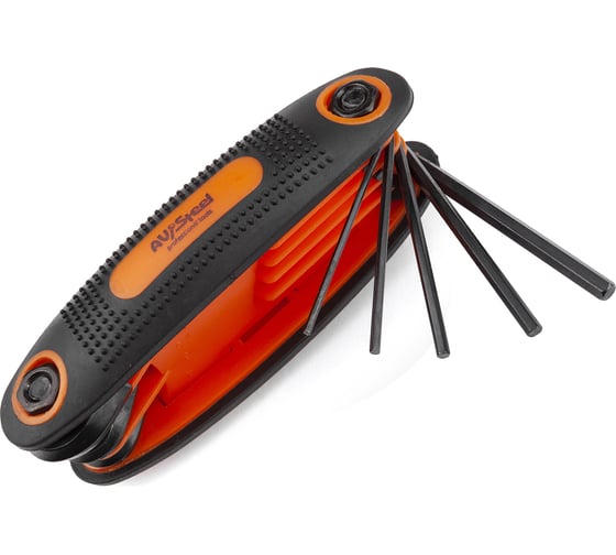 Изображение товара Набор ключей шестигранных складных 8 предметов  AV Steel AV-361208