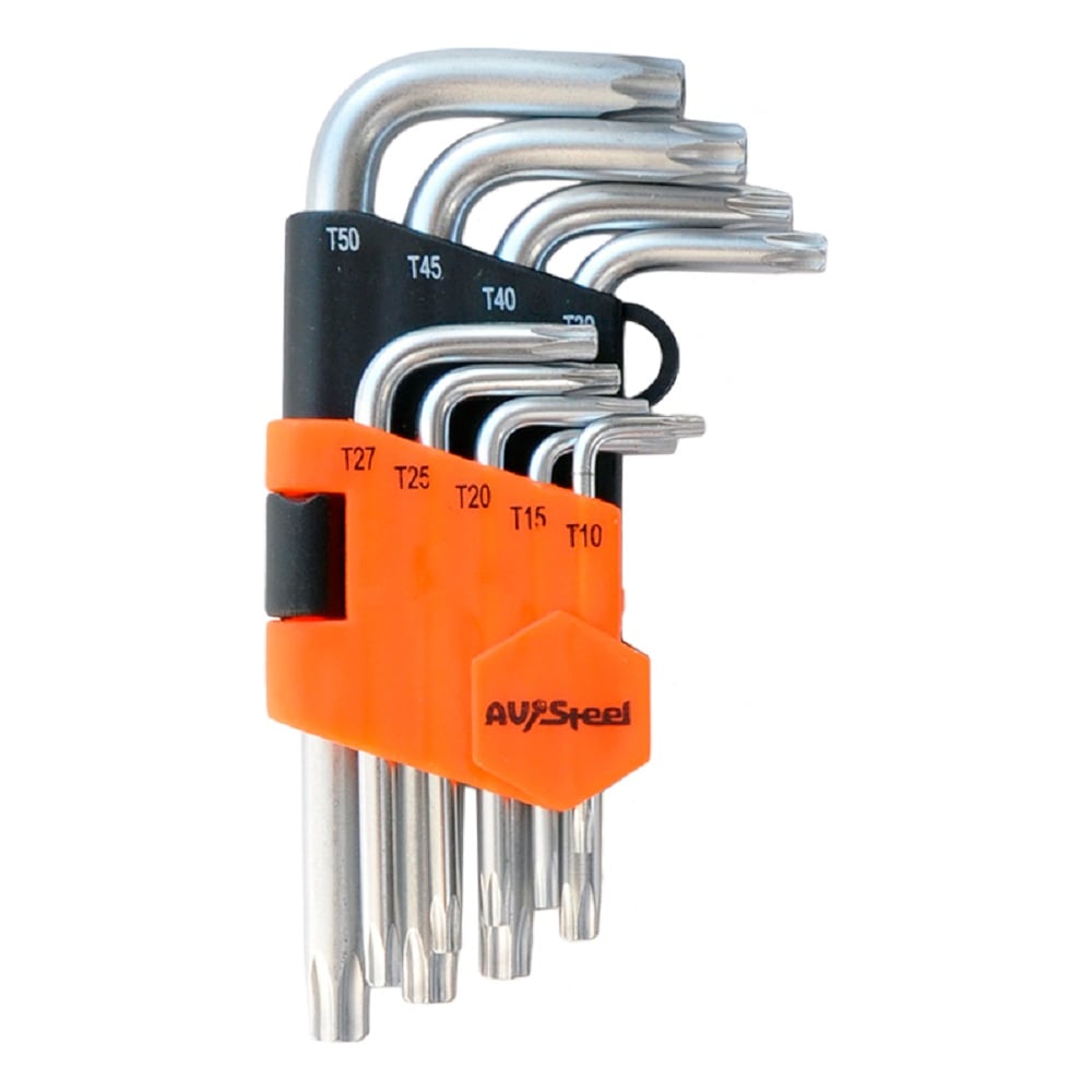 Изображение товара Набор ключей TORX AV Steel 9 предметов  AV-367109