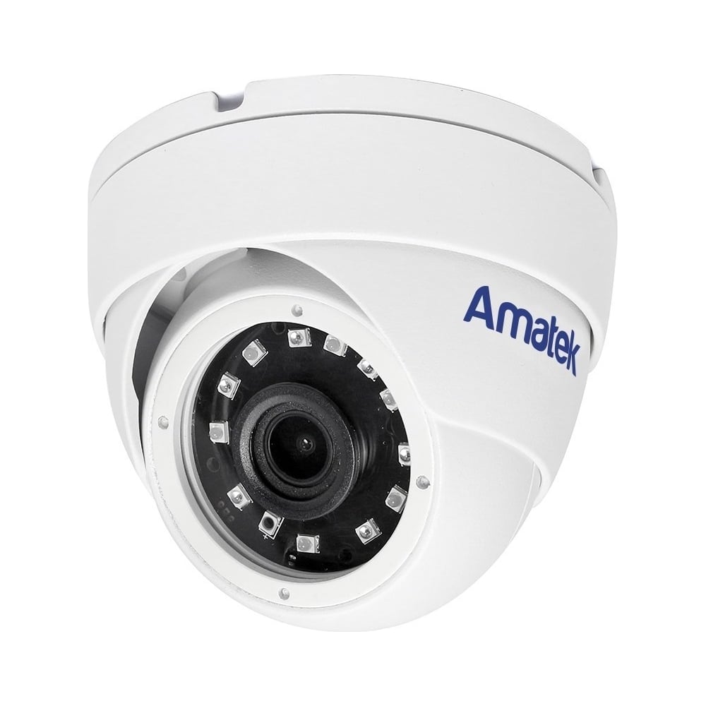 Купольная ip видеокамера Amatek ip видеокамера amatek