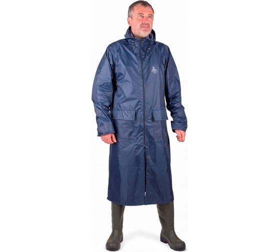 Изображение товара Влагозащитный плащ-дождевик БЕРТА синий, рост 170-176 800-48-50
