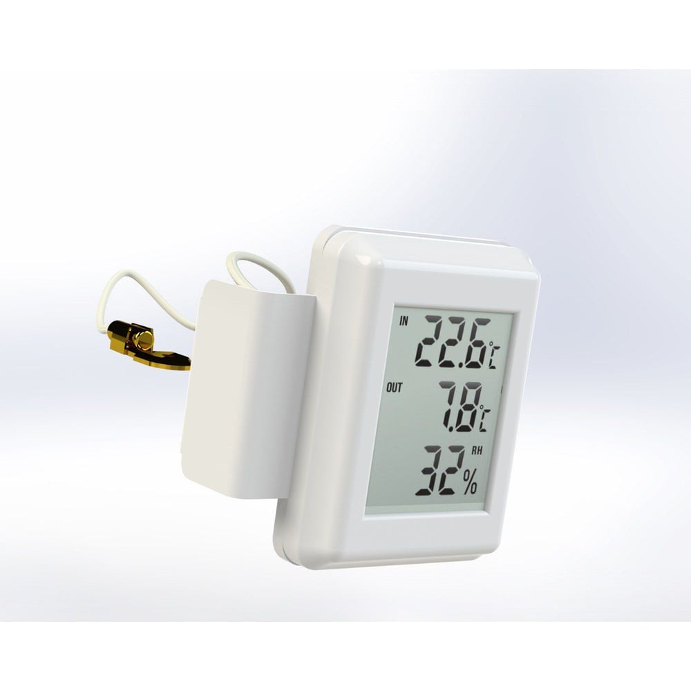 Изображение товара Электронный термогигрометр DORF оконный белый 00438_DRF_006