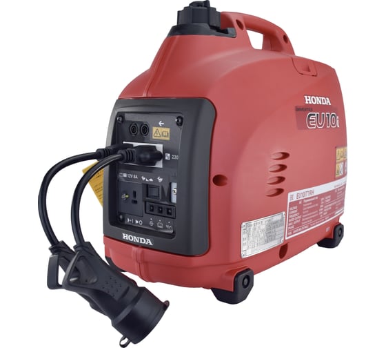 Изображение товара Бензиновый инверторный генератор HONDA EU 10 I + переходники на евро розетки EU10IT1RH