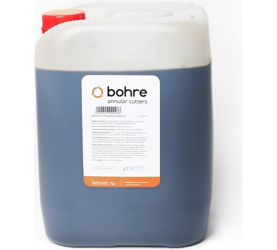 Изображение товара Смазочно-охлаждающая жидкость СОЖ Bohre (концентрат 1:10) 10 л. КБ010187