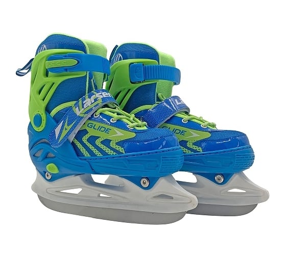 Изображение товара Ледовые раздвижные коньки Larsen glide blue/green, р. 35-38 4690222172010
