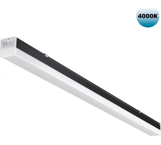 Изображение товара Линейный светодиодный светильник NOVOTECH, в комплекте прямой соединитель, крепежные планки, сетевой кабель 359110