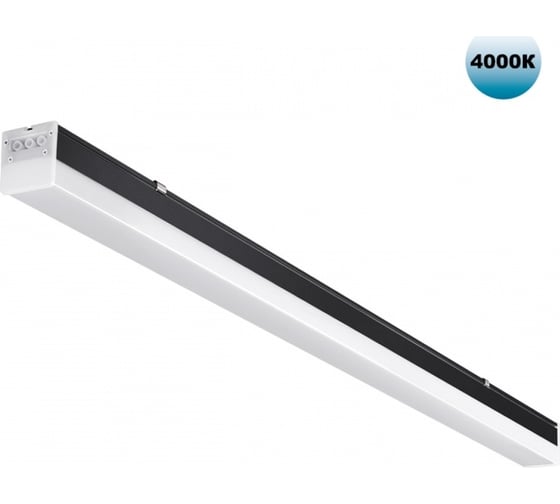 Изображение товара Линейный светодиодный светильник NOVOTECH, в комплекте прямой соединитель, крепежные планки, сетевой кабель 359112