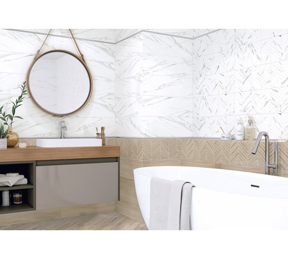 Изображение товара Облицовочная плитка AlmaCeramica Tokio 200x600x7,5 16 шт в уп TWA11TOK007