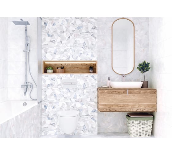 Изображение товара Облицовочная плитка AlmaCeramica Bergamo 249x500x7,5 12 шт в уп TWU09BGM007