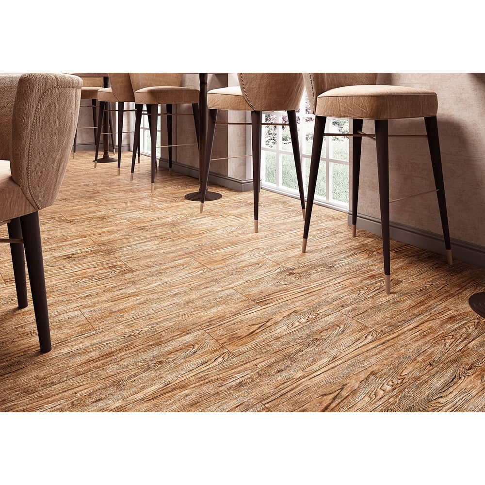 Изображение товара Матовый керамогранит AlmaCeramica Madera 200х900 для кухни и ванной