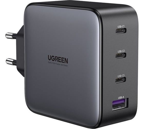 Изображение товара Сетевое зарядное устройство Ugreen USB A + 3 USB C 100W GaN Tech Fast Charger 40747