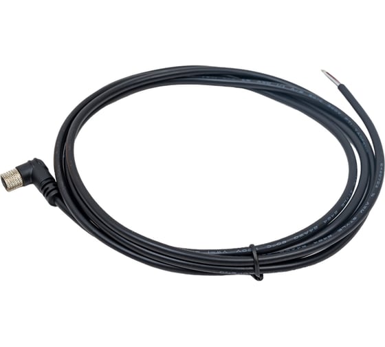 Изображение товара Соединитель кабельный, Розетка, Угловой с кабелем, Пластик 4-PINIP67, кабель 2 м, 60 AC/DC NO/NC ТЕКО CS S49R-3-2 07-00034320