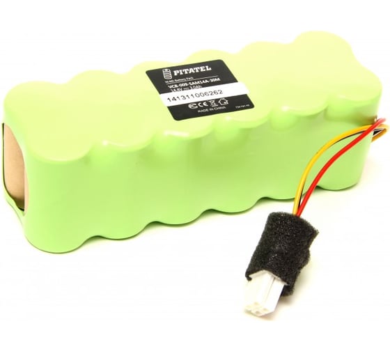 Изображение товара Аккумуляторная батарея для роботов-пылесосов Samsung (3 Ач, 14.4В, Ni-Mh) Pitatel VCB-010-SAM14B-30M