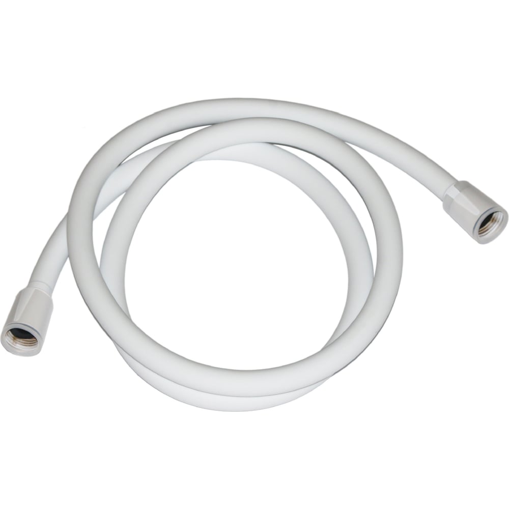 Изображение товара Шланг для душа IDDIS белый матовый силикон 1,2м с защитой от перекручивания