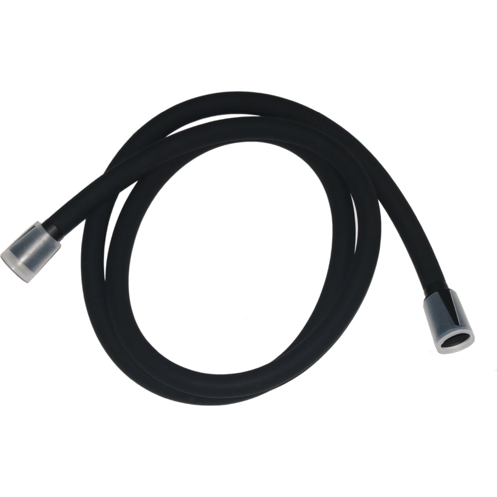 Изображение товара Шланг для душа IDDIS черный матовый силиконовый 2.0м