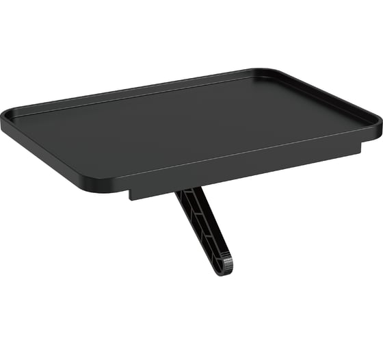 Изображение товара Полка UniTeki DM1812 на телевизор для роутера приставки, кронштейн-полочка black SNM1812B