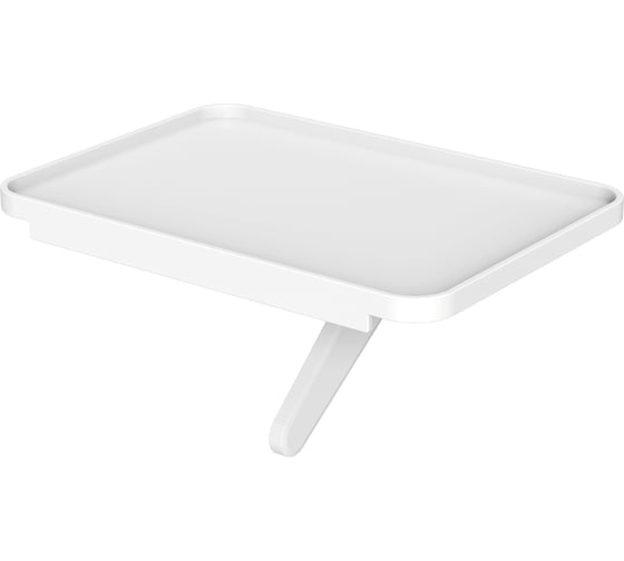 Изображение товара Полка UniTeki DM1812W на телевизор для роутера приставки, кронштейн-полочка white SNM1812W