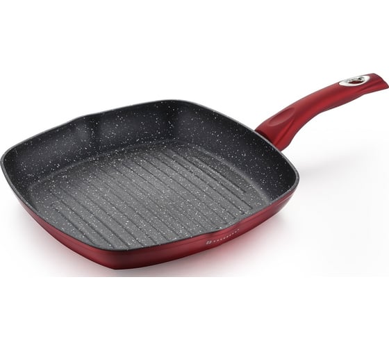 Изображение товара Сковорода-гриль EDENBERG 28 см красная EB-7414