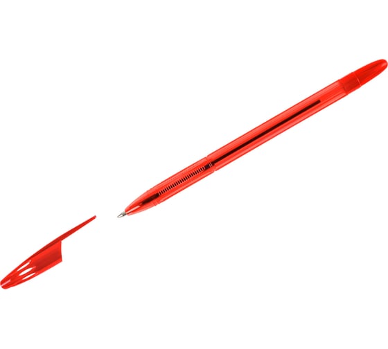Изображение товара Шариковая ручка Стамм 555 красная, 0.7 мм, тонированный корпус РШ-30404