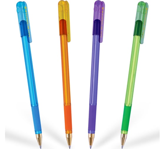 Изображение товара Ручка шариковая Munhwa MC Gold LE синяя, 0.5 мм, грип, штрих-код, корпус ассорти MCL-02