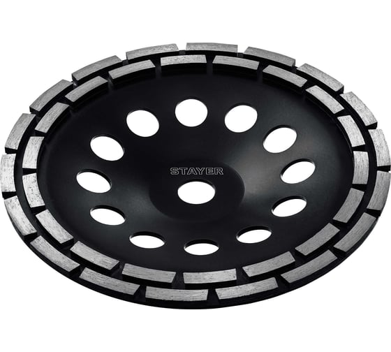 Изображение товара Алмазная двухрядная чашка STAYER Double 125 мм 33381-125_z02