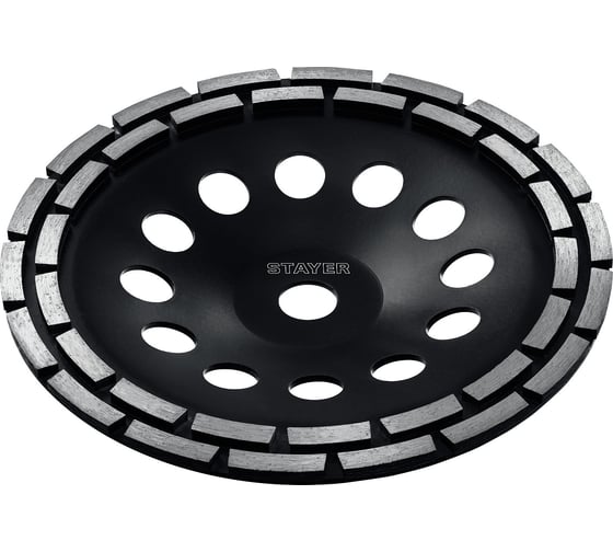 Изображение товара Алмазная двухрядная чашка STAYER Double 230 мм 33381-230_z02