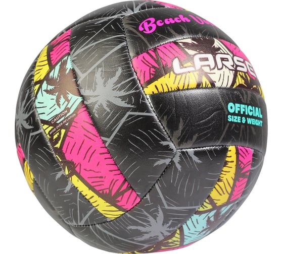 Изображение товара Волейбольный мяч Larsen beach volleyball black/pink 4607123529904