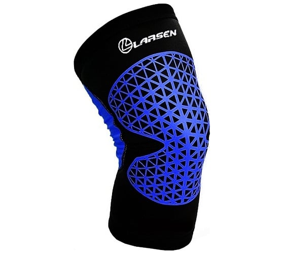 Изображение товара Суппорт колена Larsen nt60016 черный/синий, р. S 4690222169614