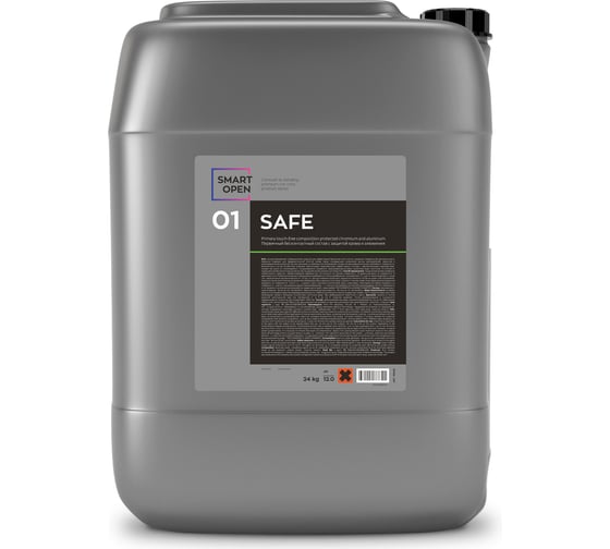 Изображение товара Бесконтактный автошампунь с защитой хрома и алюминия для предварительной очистки 01 safe 20 л Smart Open 150120