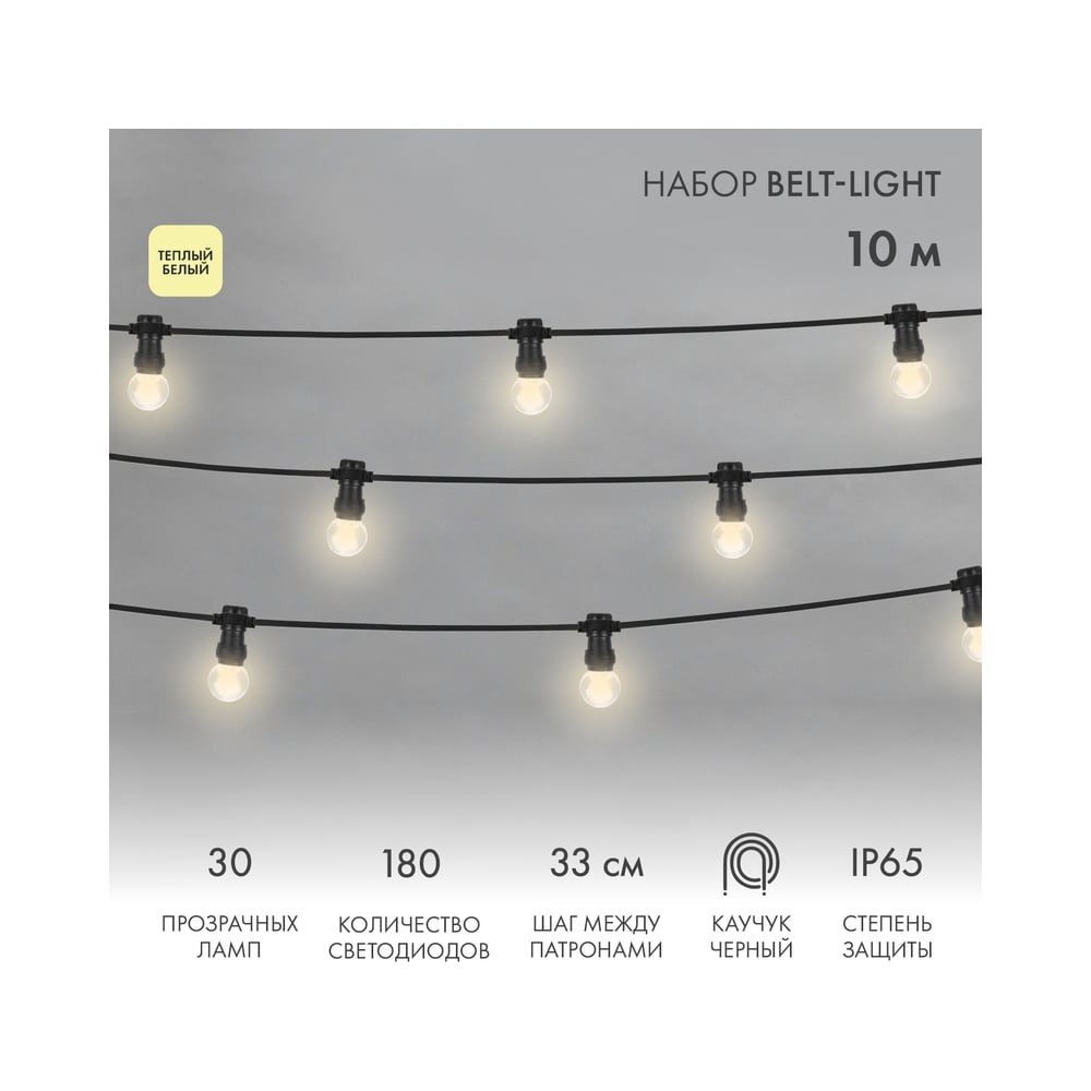 Лампочки  Все инструменты Гирлянда Neon-Night LED Galaxy Bulb String 331-326