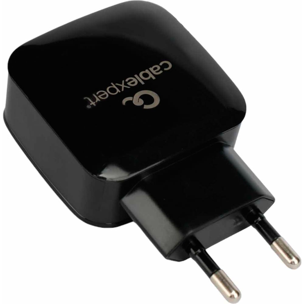 Изображение товара Зарядное устройство Cablexpert 18Вт USB QC3.0 компактный адаптер для смартфонов