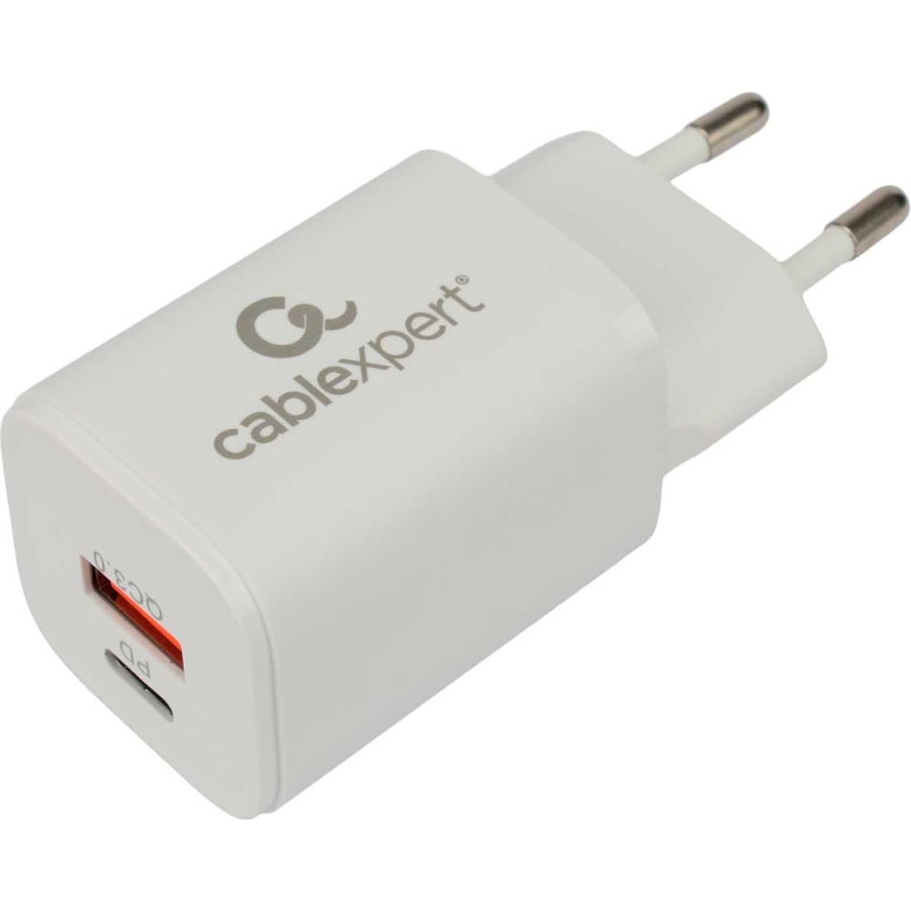 Изображение товара Зарядное устройство Cablexpert 30Вт с 2 портами USB Type-C