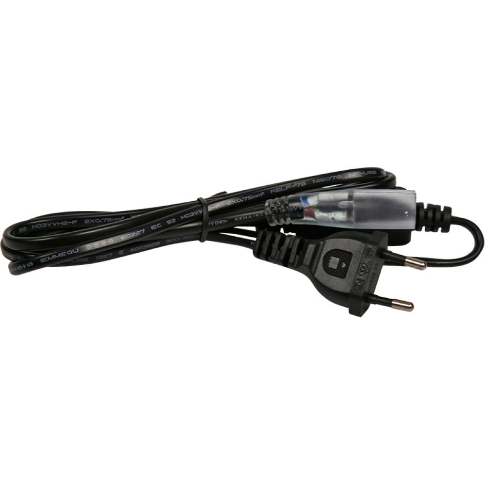 Установочный сетевой шнур Neon-Night шнур сетевой с выключателем 1 9 м чёрный
